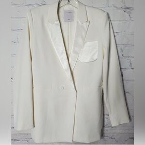 Sandro Paris Satin Panel Blazer women’s size 34